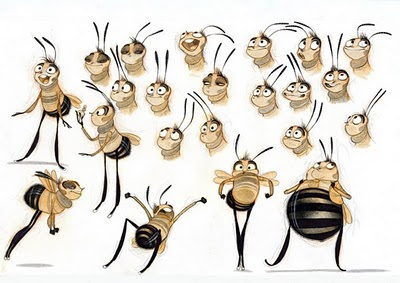 FAO CGAA Yr 1: Unit 4/Storytelling - Bee Movie Model Sheets